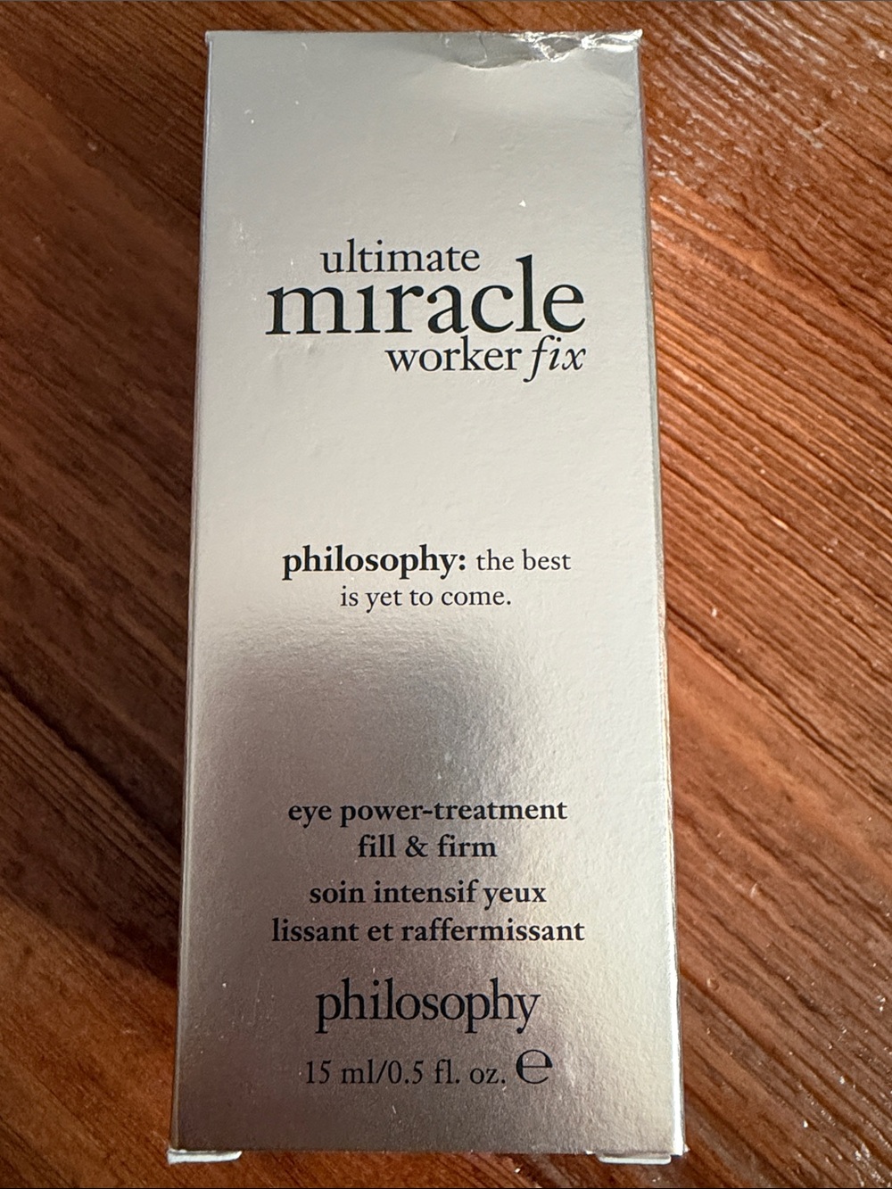 Philosophy Ultimate Miracle Worker Fix Eye Power-Treatment — Silver (New)